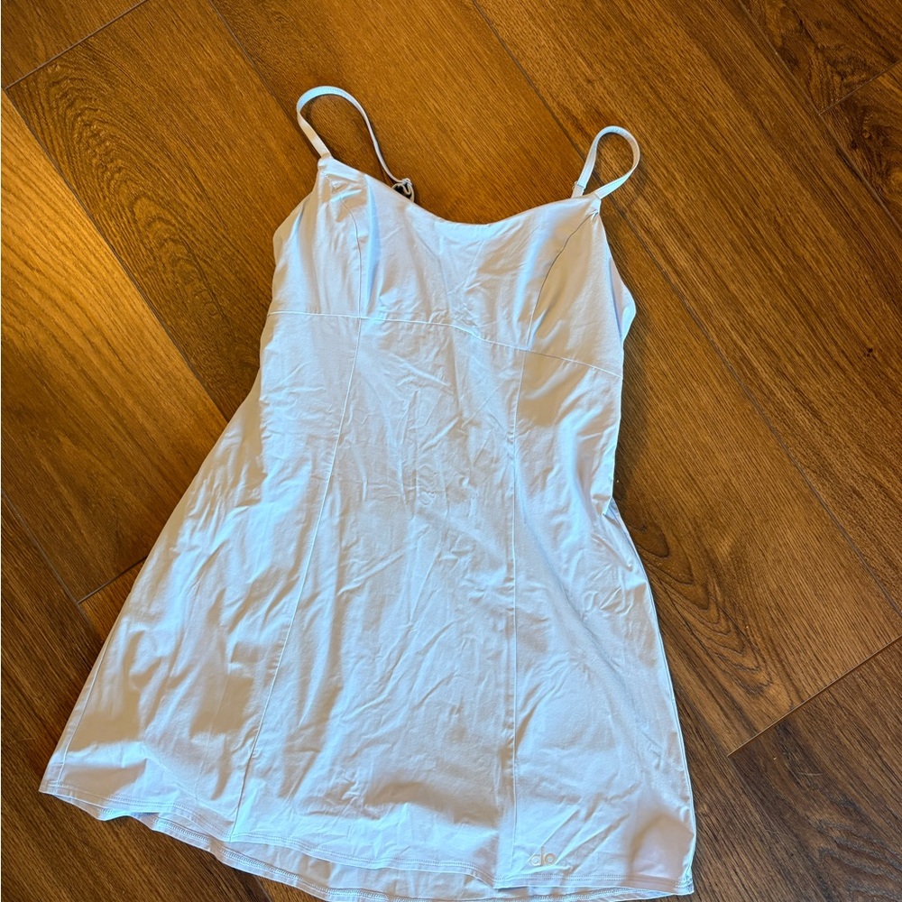 ALO Yoga seashell blue dress